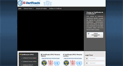 Desktop Screenshot of everificado.com